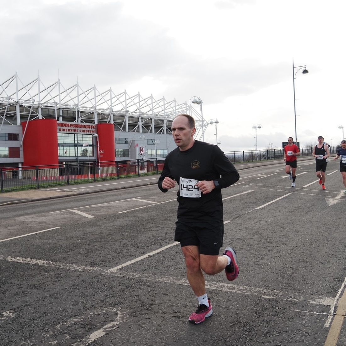 AltaiX athlete running the Middlesbrough Half Marathon