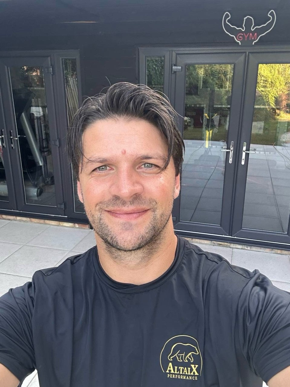 First Edition Men’s Performance T-Shirt (Black/Gold)