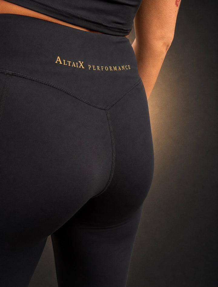 First Edition Women’s Performance Leggings (Black/Gold)
