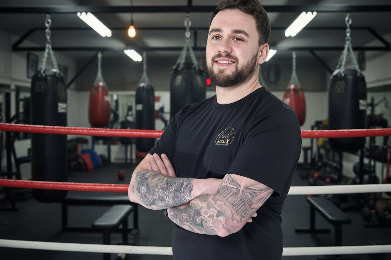 First Edition Men’s Performance T-Shirt (Black/Gold)