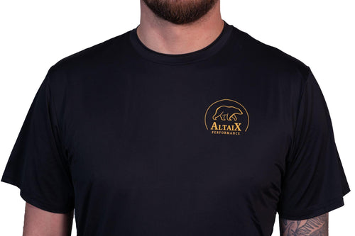 First Edition Men’s Performance T-Shirt (Black/Gold)